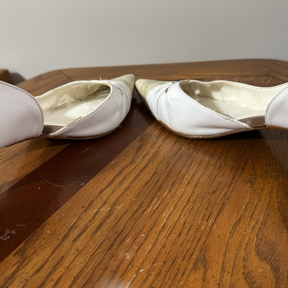 ⭐️ Via Uno White Heels (size 9; fits like 8.5) - Picture 3 of 5